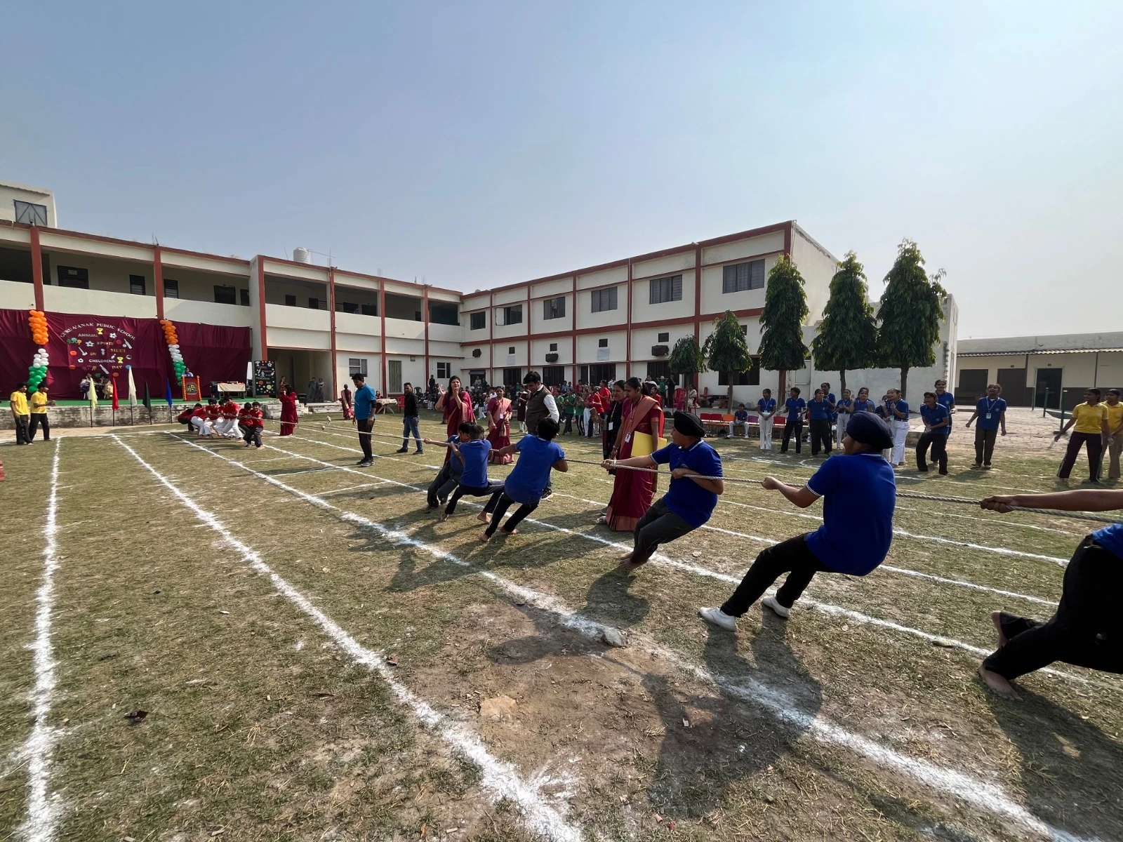Basketball Court at Guru Nanak School